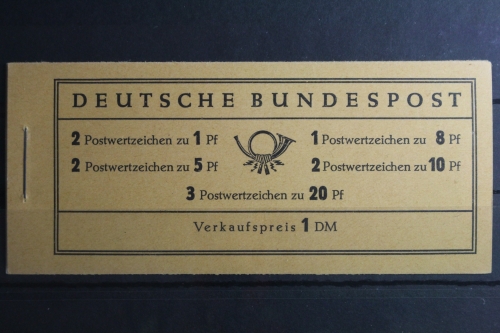 BRD MH 4 Y II RLV II postfrisch Markenheftchen mit H-Blatt 8 Y II #UF484