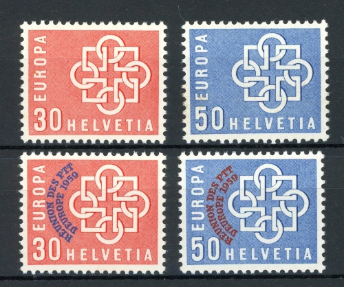 Schweiz 679-82 postfrisch #HU157