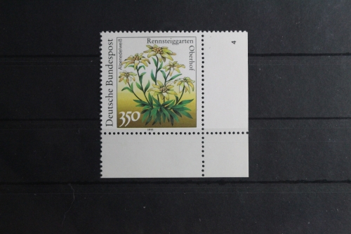 BRD 1509 postfrisch als Eckrand mit Formnummer 4 #UC585