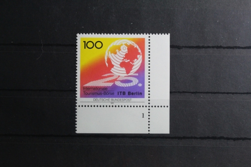 BRD 1495 postfrisch als Eckrand mit Formnummer 1 #UE887