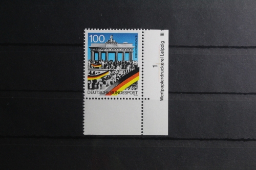 BRD 1482 postfrisch als Eckrand mit Formnummer 1 #UE885