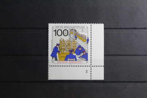 BRD 1475 postfrisch als Eckrand mit Formnummer 2 #UE816