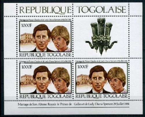 Togo 1534 postfrisch Königshäuser Kleinbogen #HX247