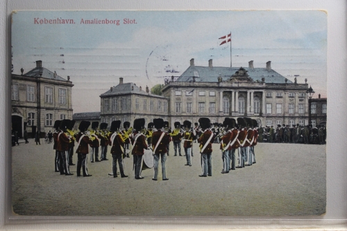 AK Kopenhagen Amailienborg Slot 1910 gebraucht #PH973