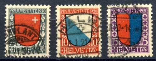 Schweiz 153-155 gestempelt #HX450