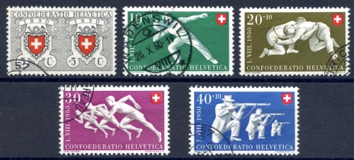 Schweiz 545-549 gestempelt #HX471
