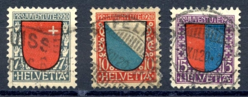 Schweiz 153-155 gestempelt #HX496