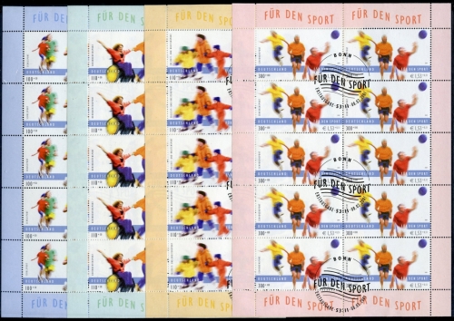 Bund Zehnerbogen 2165-2168 Bonn Ersttagssonderstempel #IM208