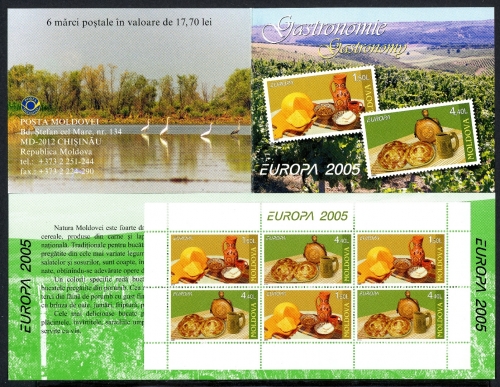 Moldawien Markenheftchen MH 9 postfrisch Cept 2005 #IN962