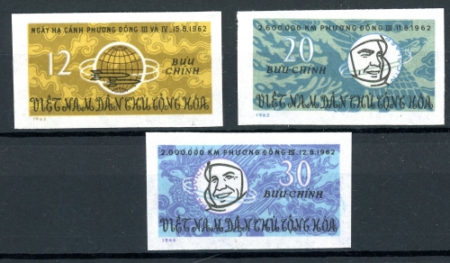 Vietnam 265-267 U postfrisch bemannte Raumfahrt #IS563
