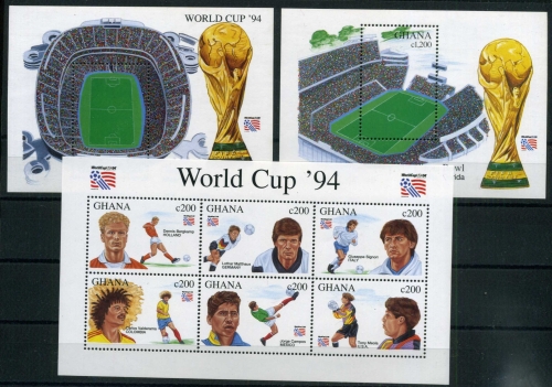 Ghana KB 2073-2080 + Bl 259-260 postfrisch
