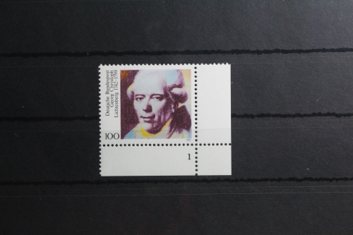 BRD 1616 postfrisch als Eckrand mit Formnummer 1 #UH756