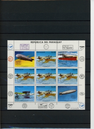 Paraguay Kleinbogen 3787 postfrisch Flugzeug #GI627