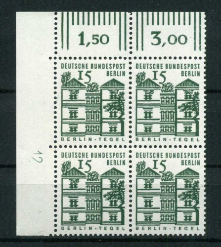 Berlin DS Kleine Bauwerke 243 DZ 12 postfrisch