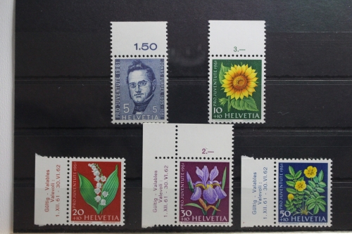 Schweiz 742-746 postfrisch #UI456