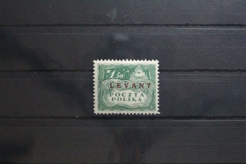 Polen Polnische Post in der Levante 9 mit Falz #UI844