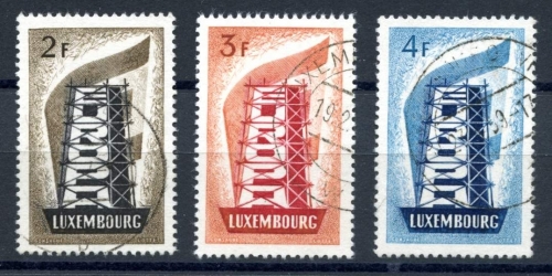 Luxemburg 555-557 gestempelt