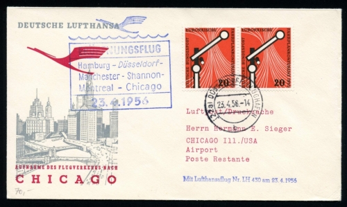 Bund LH Erstflug Hamburg-Chicago 219