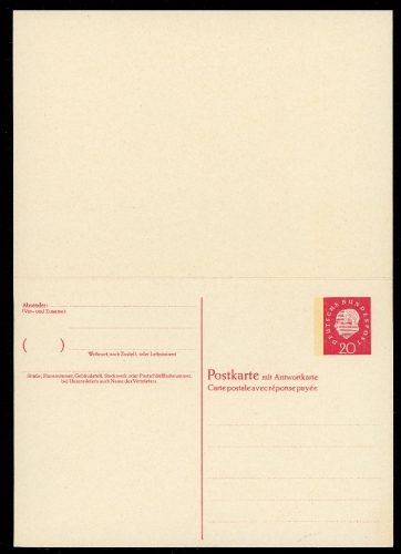 Bund Ganzsache P46 II postfrisch #IN154
