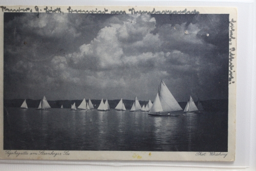 AK Starnberger See Segelregatta gebraucht #PI229