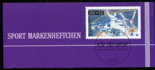 Bund Sport Markenheftchen 1990 mit 1449 postfrisch #IT618
