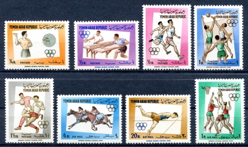 Jemen Nord 336-343 A postfrisch Olympiade #JJ417
