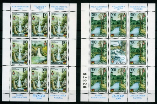 Bosnien und Herzegowina serb. Rep. 200-201 postfrisch Kleinbogen #IN617