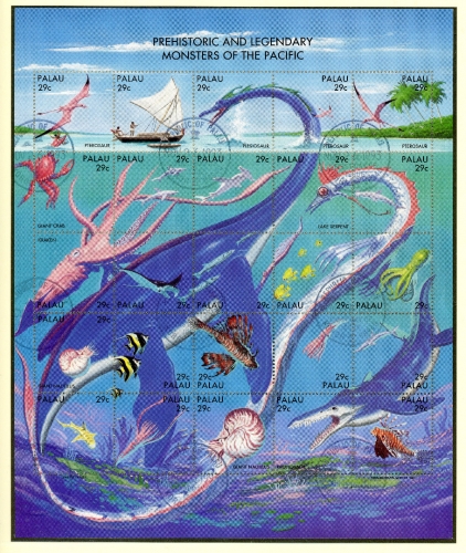 Palau Inseln Kleinbogen 633-57 gestempelt Legenden #IY138