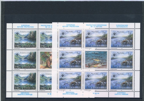 Jugoslawien Kleinbogen 2676-2677 postfrisch See/ Gewässer #IN176