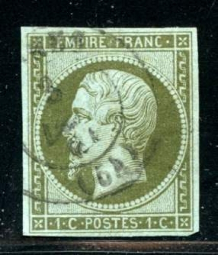 Frankreich 10 a gestempelt