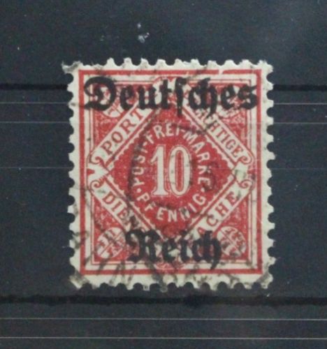 Deutsches Reich Dienstmarken 53II gestempelt