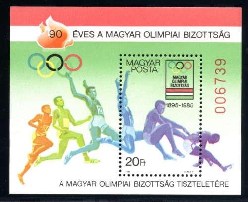 Ungarn Block 175 AI postfrisch Olympia #JG628