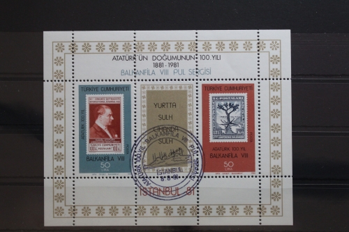 Türkei Block 20 mit 2574-2575 gestempelt
