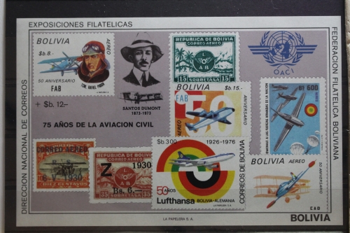 Bolivien Block 82 mit 868 postfrisch