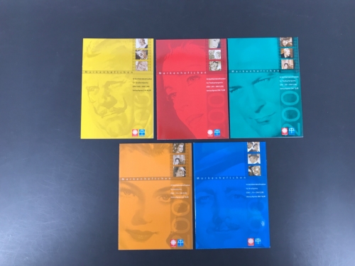 Deutschland Caritas MH 2000 2143-2147 postfrisch Schauspieler #IY143