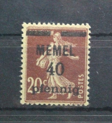 Memel 22 mit Falz