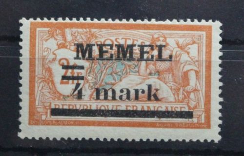 Memel 31 mit Falz #UM304