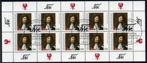 Bund Zehnerbogen 1781