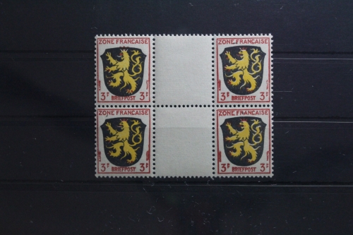 Fr. Zone Allgemeine Ausgabe 2 ZW postfrisch als 4er Paar #UK807