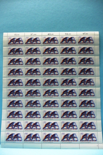 Bund 50er Bogen 1010 postfrisch Formnummer 1 #JZ239