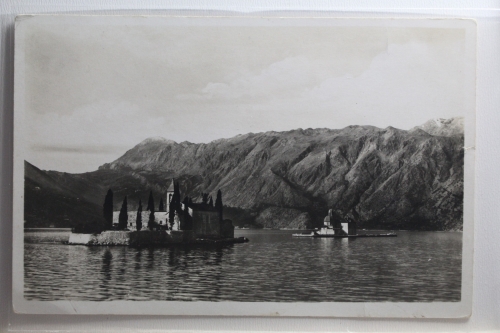 AK Perast, Otoci Kod Perasta Insel mit Kirche ungebraucht #PI322