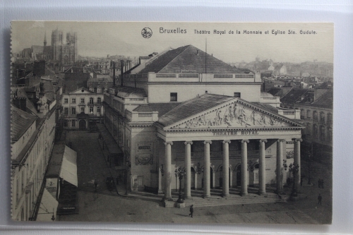 AK Brüssel Opernhaus La Monnaie/De Munt ungebraucht #PI330