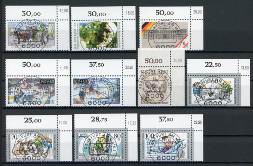 Berlin Lot KBWZ aus 1990 gestempelt Frankfurt, Originalgummi #IS952