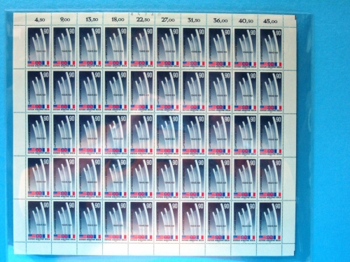 Berlin 50er Bogen 466 postfrisch Bogenzählnummer #KA028