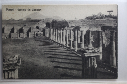 AK Pompei Caserma dei Gladiatort ungebraucht #PI334