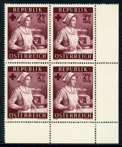 Österreich 4er Block 1004 Eckrand ur postfrisch #IN500