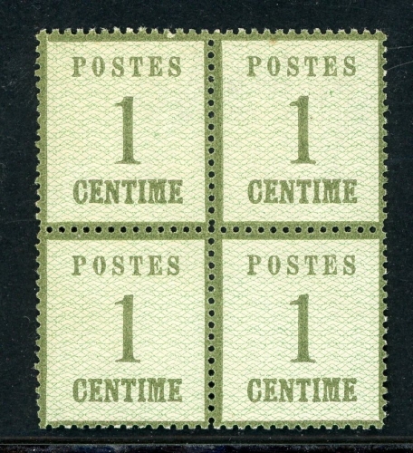 NDP Okkupation 4er Bl. 1 I a postfrisch geprüft Pfenninger #HF156