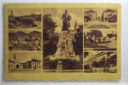 AK Sátoraljaújhely Mehrbildkarte 1953 gebraucht #PI385