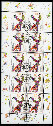 Bund Zehnerbogen 2099 Bonn, Karneval Ersttagssonderstempel #IN952