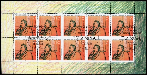 Bund Zehnerbogen 2131 Bonn Ersttagssonderstempel #IT713